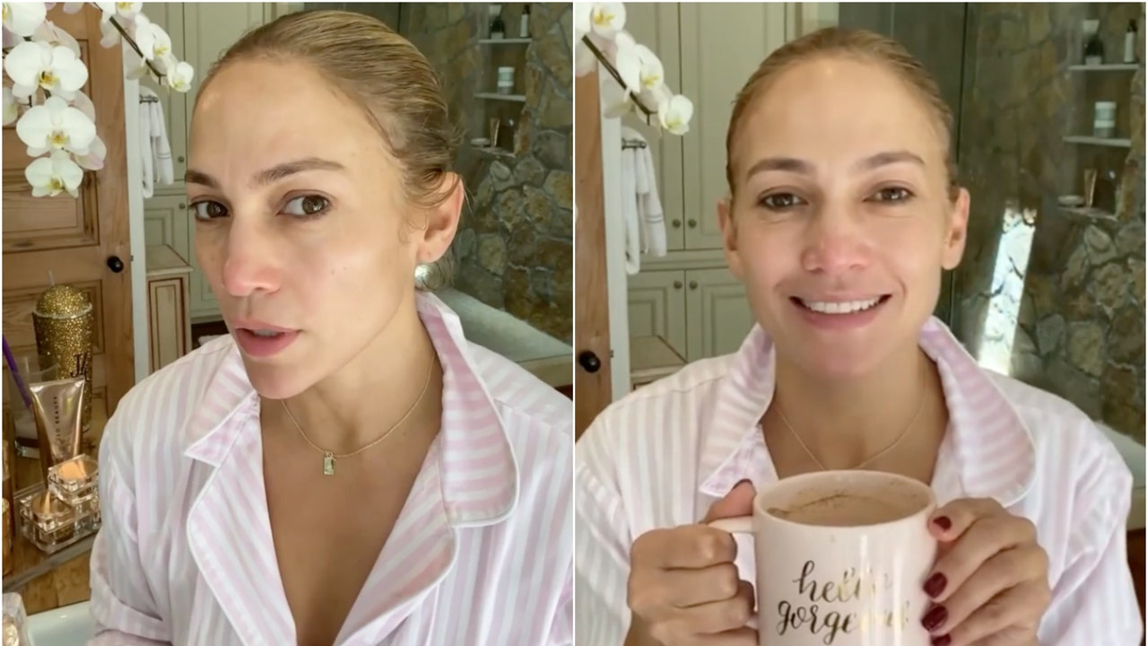 Jennifer Lopez Went Makeup-Free on Camera to Show Off Her Morning Skin-Care Routine