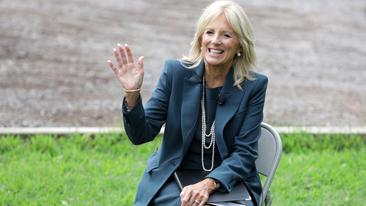 Jill Biden Made a Case for Polka Dots With Her Olympics Opening Ceremony Dress